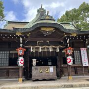 千葉神社の中に。