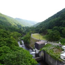 下流側の眺め