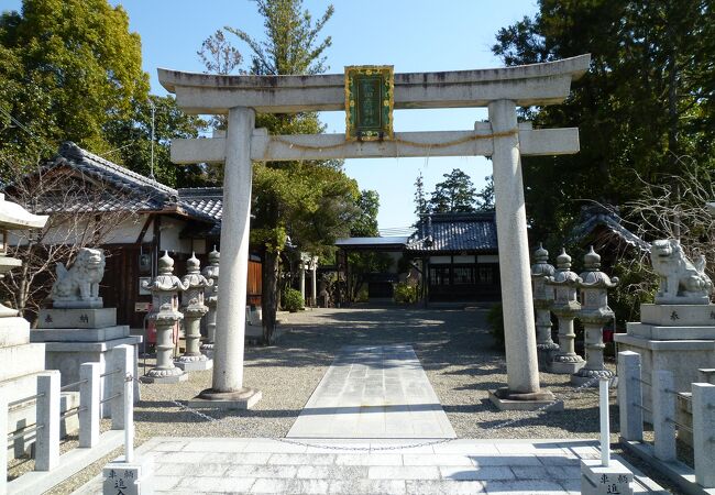 昔は交通の要所で、猿田彦を祀った神社