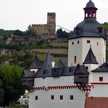 後方にあるのがグーテンフェルス城