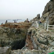断崖絶壁にある釜山の絶景スポット