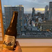 ウェルカムドリンクはビールを選びました！