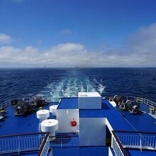 快晴の太平洋。