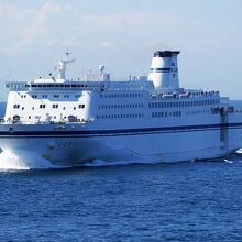 太平洋上のそれ違い「いしかり」