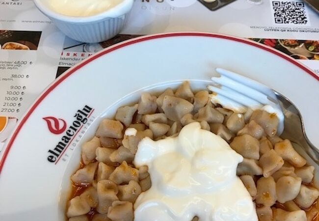 名物のマントゥを食べに