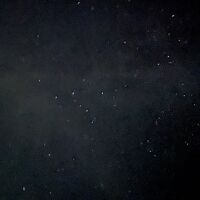 夜には満天の星も眺められる　iphoneでも撮影できた