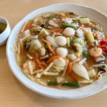 海鮮あんかけ焼きそば