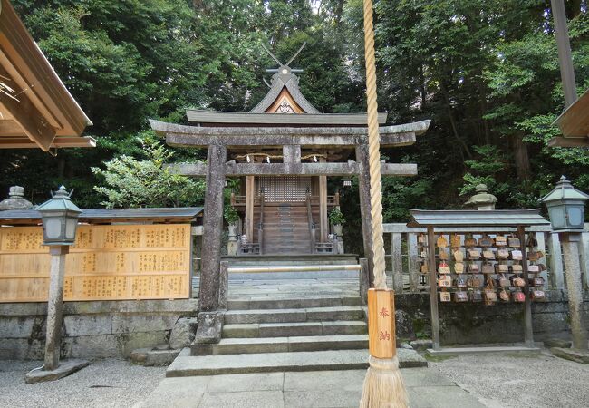 かつての長弓寺鎮守社