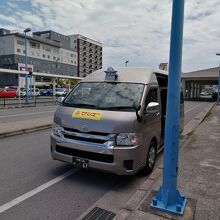 離島ターミナル前の乗り場