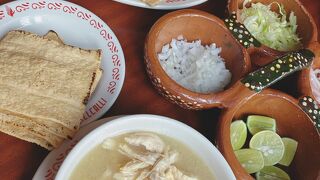 メキシコシティの白ポソレ