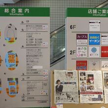 館内には公共施設も多く入っているようです