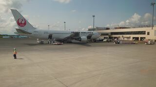 8月の女満別空港