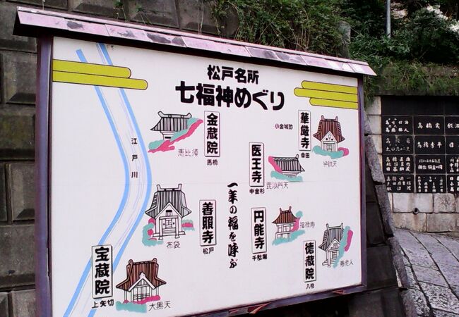 松戸市内全域に七福神が点在していて一日で回りきるのは大変かも