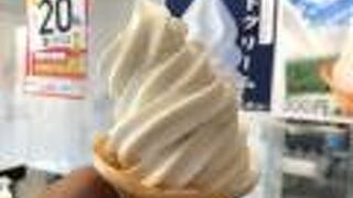 酒ソフトクリームが美味しい！