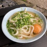 讃岐うどんの有名店！あっさりさっぱりかけうどんをいただく