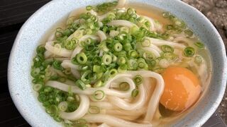 讃岐うどんの有名店！あっさりさっぱりかけうどんをいただく