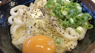 通称・バカイチで釜バターうどん！和製カルボナーラに舌鼓