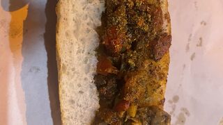 公園近くの屋台