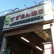 椎名町駅北側すぐの商店街