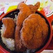 ボニューム満点の名物ソースかつ丼