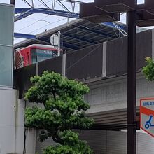 浜松駅から出発する遠州鉄道