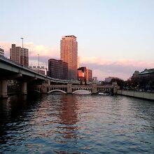 大江橋の少し上流に