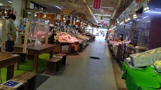 海鮮のお店がいっぱい！