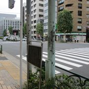 道路わきの案内板があるだけです