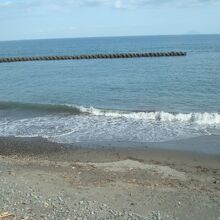 波の音に癒されます