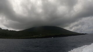 八丈島の綺麗な富士山型の山！