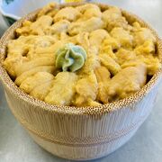 ウニ丼頂きました。