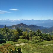 気持ちの良い横手山からの眺望