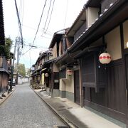 祇園や宮川町より落ち着いた花街