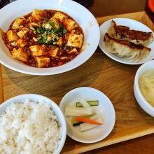 麻婆豆腐ランチ
