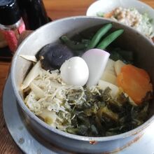 高菜じゃこ釜めし(1000円)