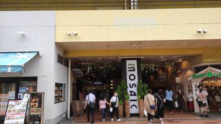 神戸港の倉庫跡地のショッピングモール