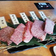 希少肉5種盛り美味でしたね。