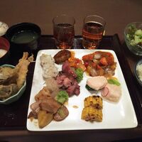 あら汁、カレー、天ぷら！どれも美味しかったので欲張りすぎまし