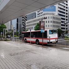 名古屋市内を走る名鉄バスの路線バス