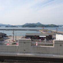 展望デッキからは能島を見ることができました。