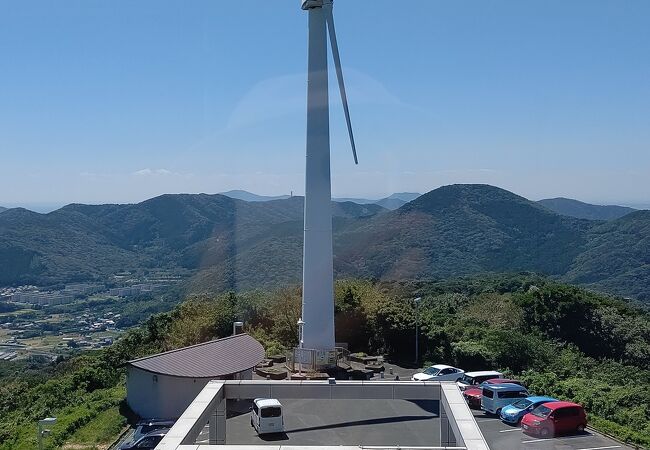 蔵王山展望台風力発電設備