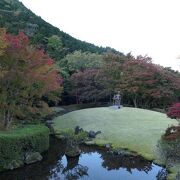 秋の日本庭園は美しい