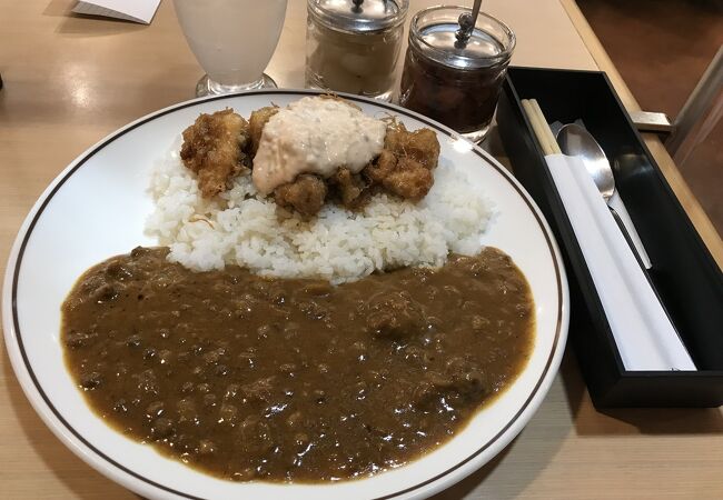 比較的大き目なひき肉がたっぷり入ったカレー