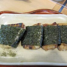 磯巻きあべかわ餅はただの醤油焼き餅