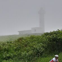 …一瞬にして濃霧に包まれた姿も見られました。