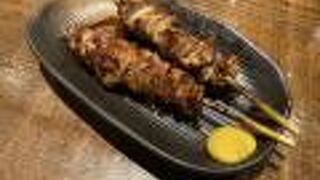 かんずりと牛すじ煮込みを生ビールと三岳で！