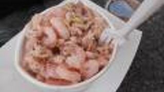 茹で蟹が美味しい