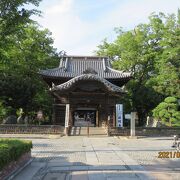 足利氏の城館跡の敷地に建つお寺さん　