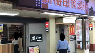 マクドナルドが入口