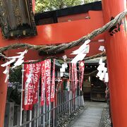 露天神社の中